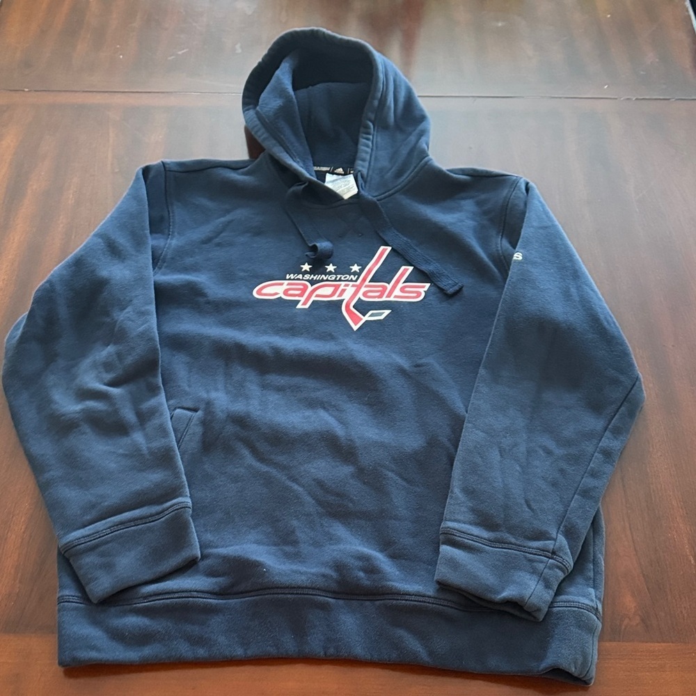 Adidas NHL Washington Capitals Navy Blue Hoodie
